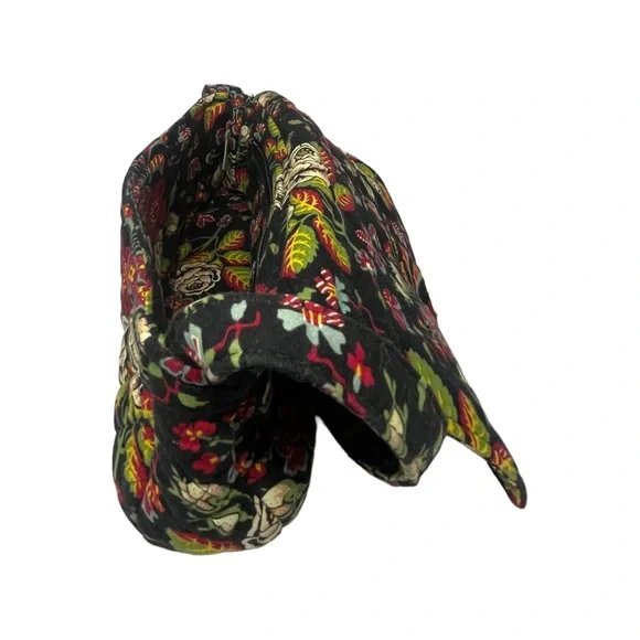 Vera Bradley Anastasia Pattern Black Red Cream Floral Jilly Purse Retired - Picture 4 of 10